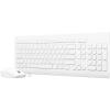 Lenovo 510 Wireless Combo Keyboard & Mouse (White) - Arabic -GX30Z91077